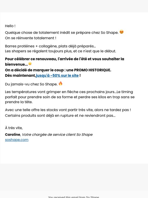 Promo HISTORIQUE maintenant ! ☀️