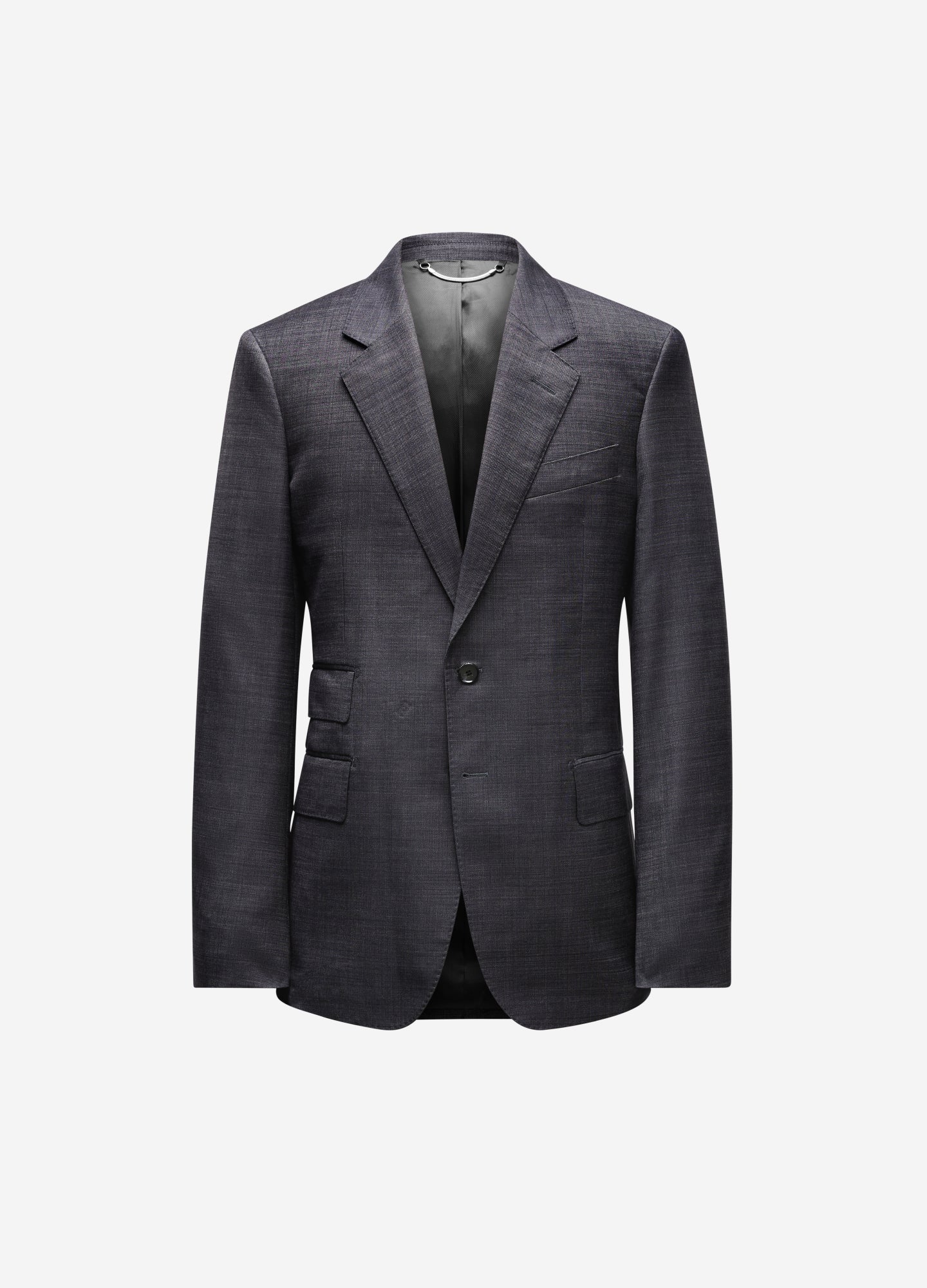 Image of Refined Thatch Suit Jacket Granite