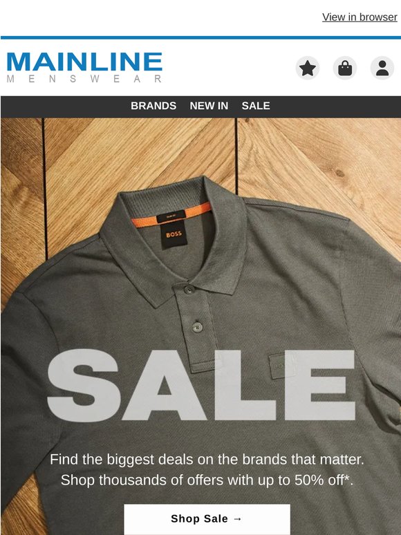 Huge Deals Just Dropped 🫳 The Mainline Sale