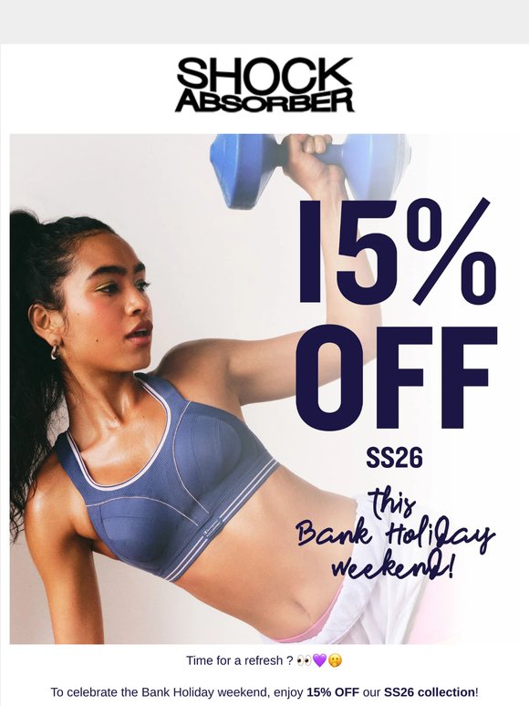 Bank Holiday Treat: 15% OFF SS26 🤭