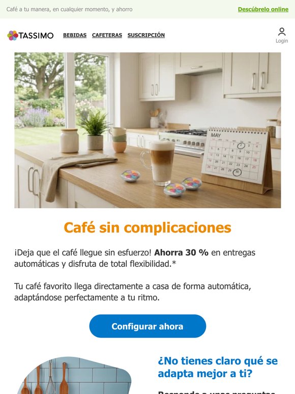 Entrega automática, sin complicaciones – 30 %