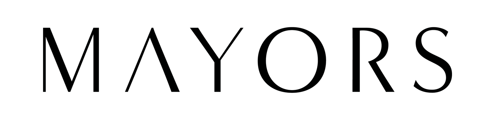Mayors logo in black
