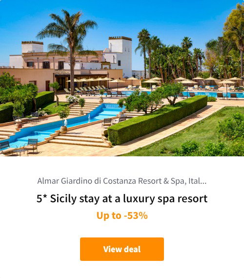 5* Sicily stay at a luxury spa resort