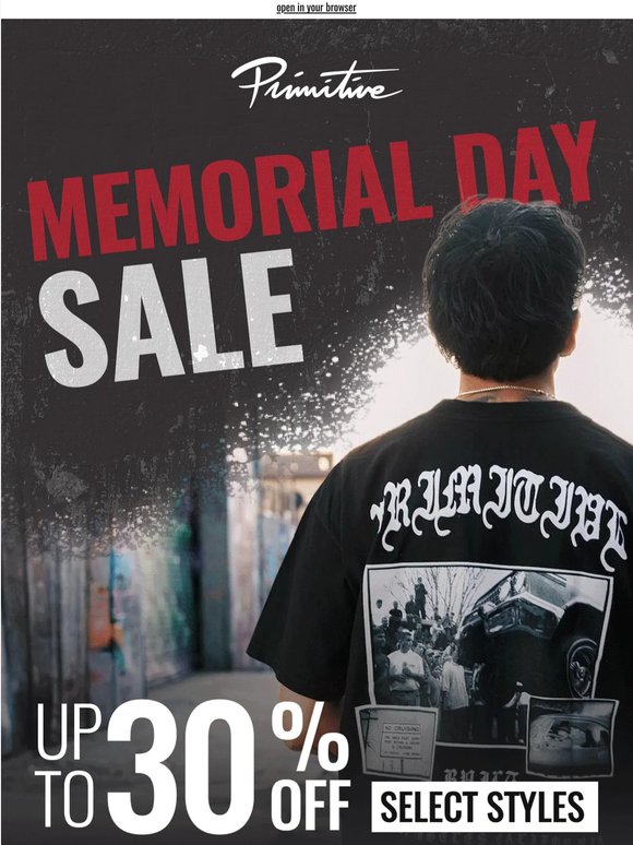 Memorial Day Sale Is Live 🇺🇸