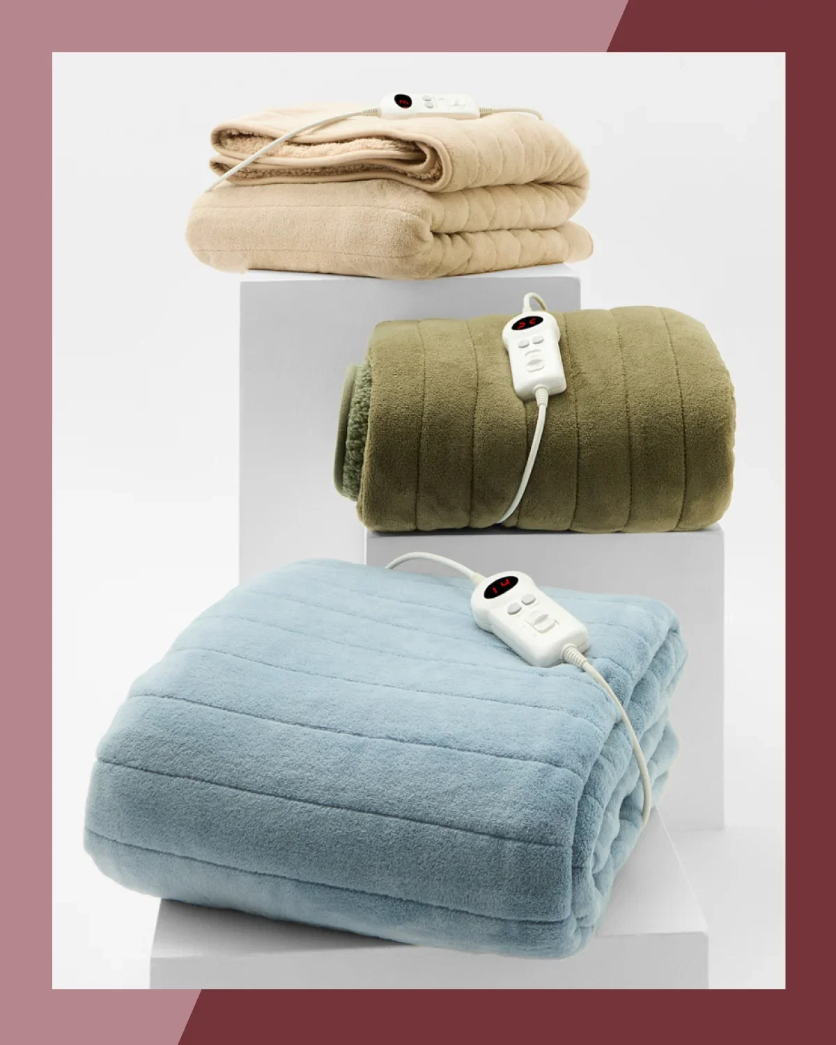 Heated throw sherpa $42ea.