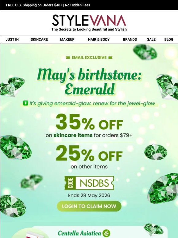💚May's Jewel-glow for your skin!❇️