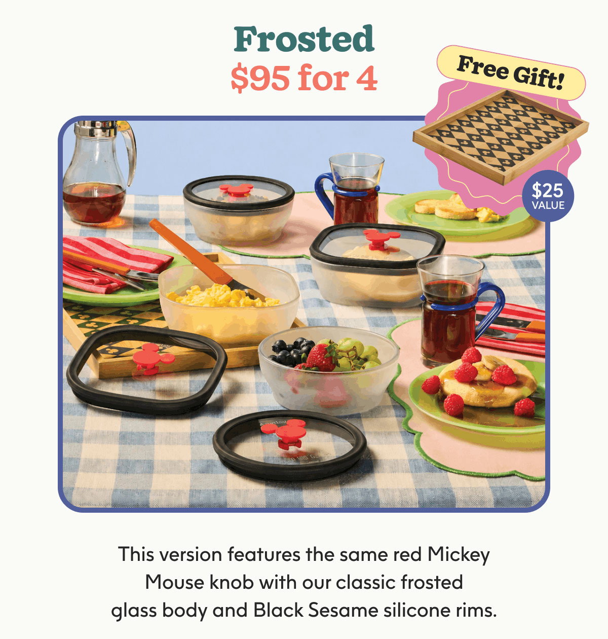 Frosted, $95 for 4