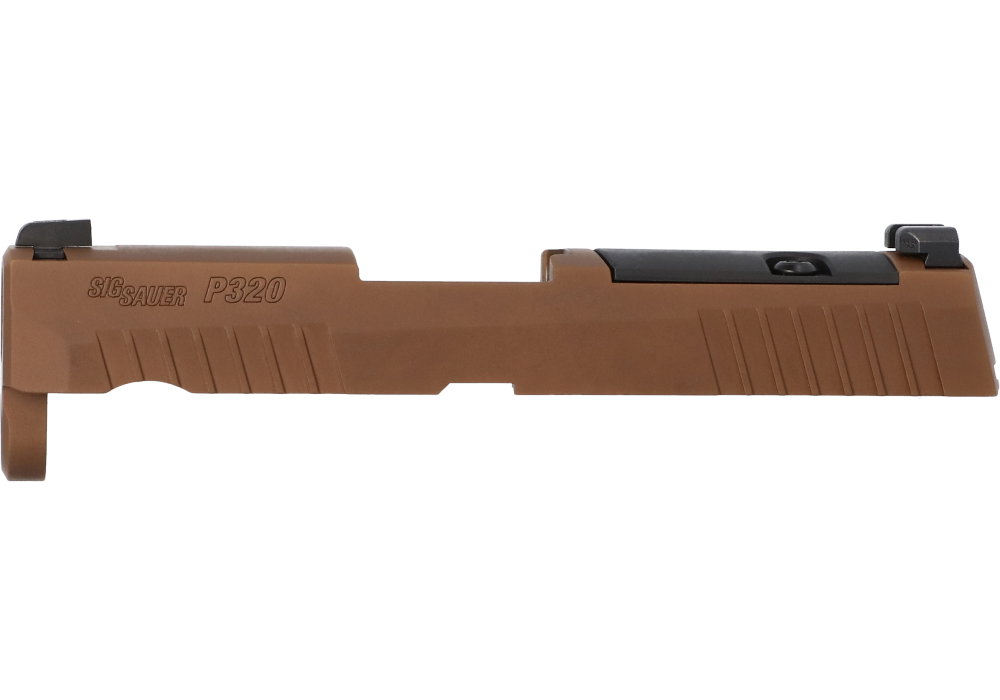 Image of P320 SUB-COMPACT 9MM 3.6" SLIDE ASSEMBLY, OPTIC READY, COYOTE BROWN