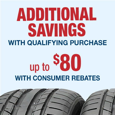 Additional Savings with Consumer Rebates