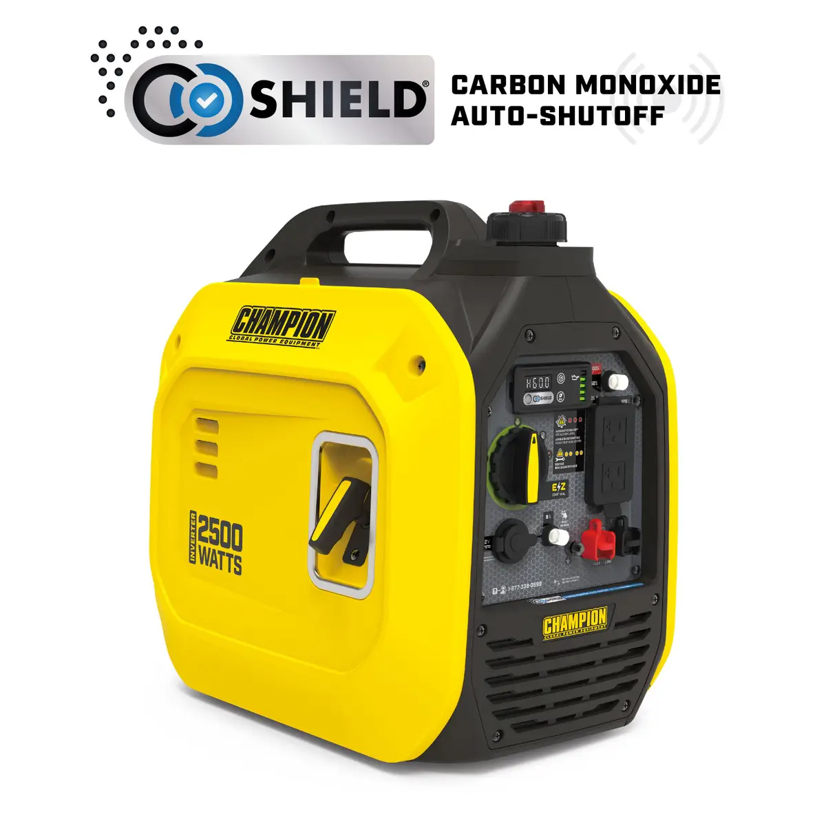 Image of a Champion Power Equipment 2500-Watt Ultralight Portable Inverter Generator with Quiet Technology and CO Shield