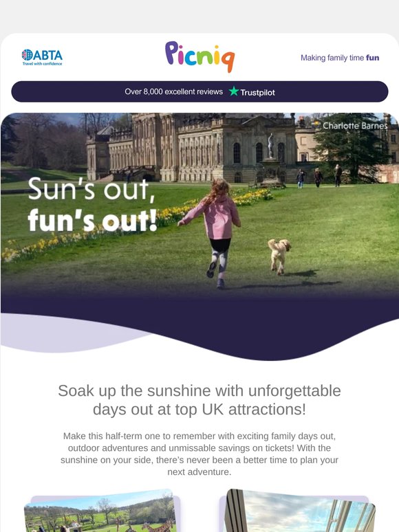 May half-term savings are here - don't miss out! ☀️