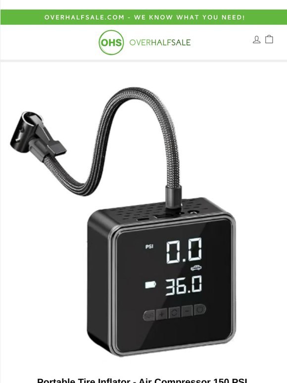 🚗 Inflate Tires Quickly Anywhere You Go ⚡