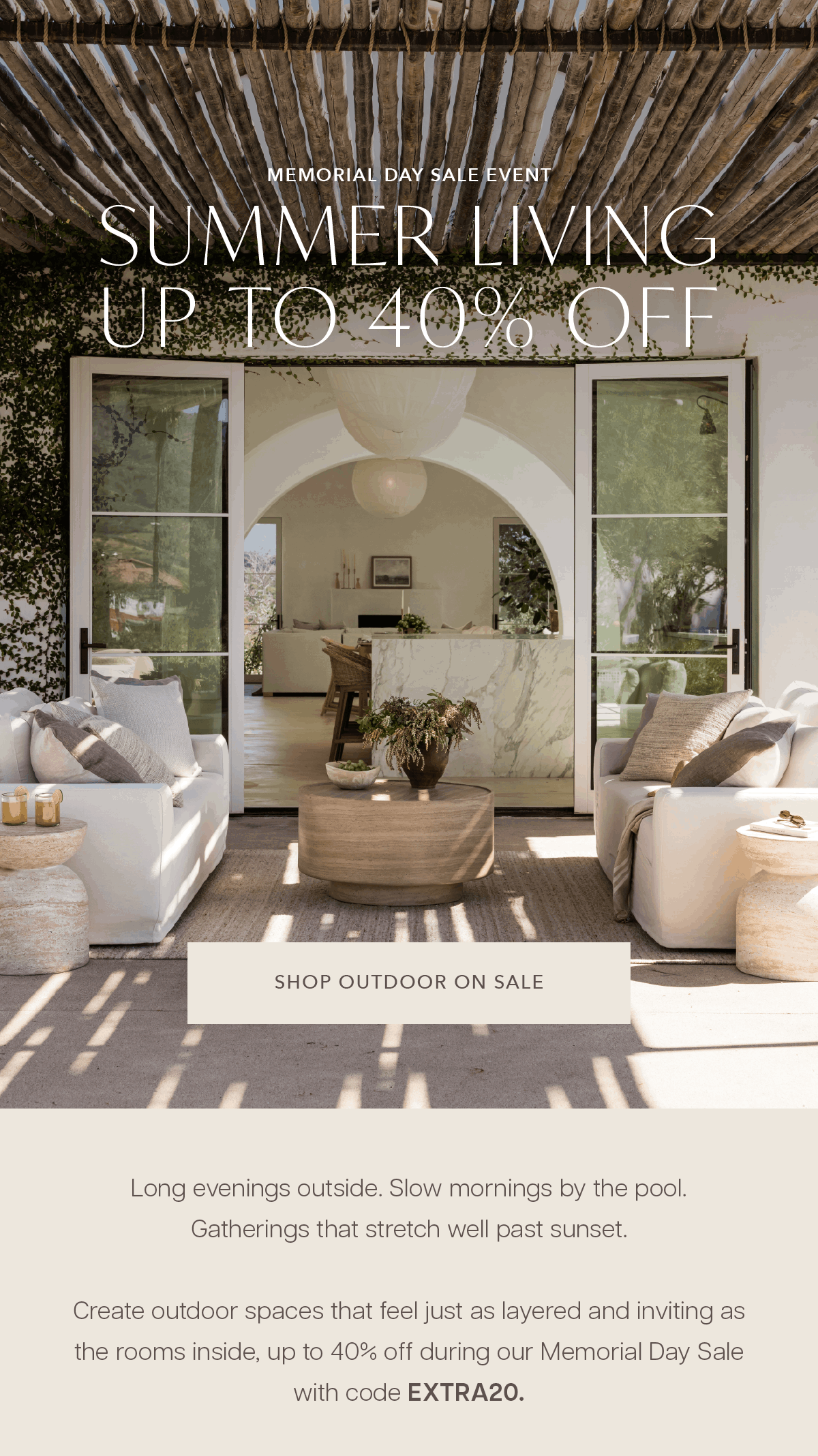 Summer Living Up to 40% Off 