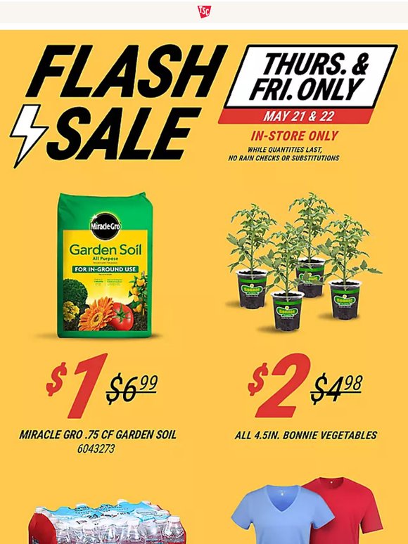 🚨  48-HOUR FLASH SALE — Great Deals from $1–$5, In-Store ONLY