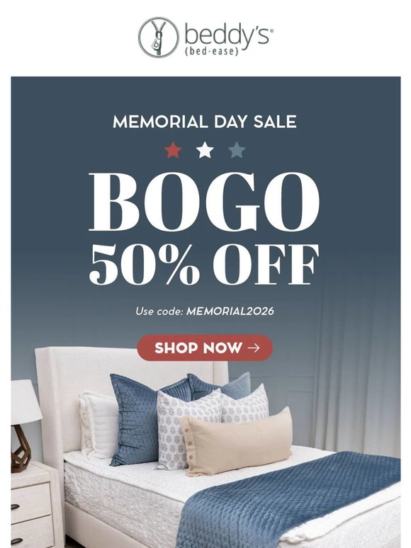 BOGO 50% off is happening NOW!