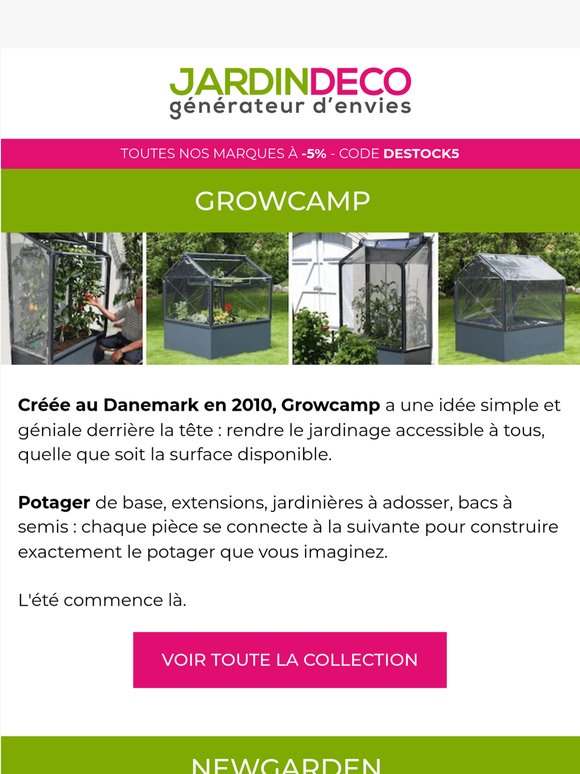 Votre jardin de rêve commence par les bonnes marques