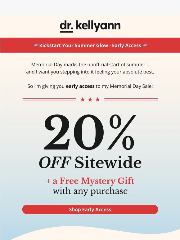 We opened the sale early. Just for you. 👀