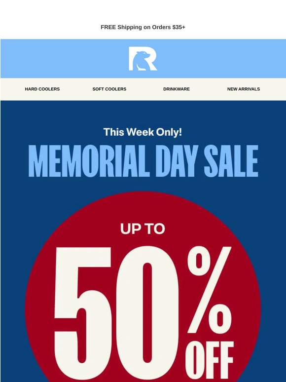 This Week Only—Up to 50% OFF!