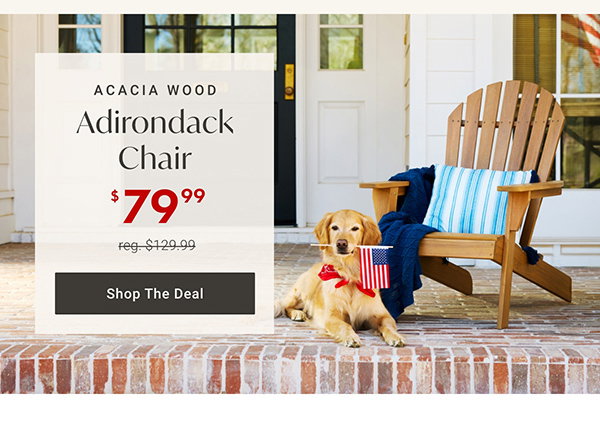 Adirondack Chair - Shop The Deal