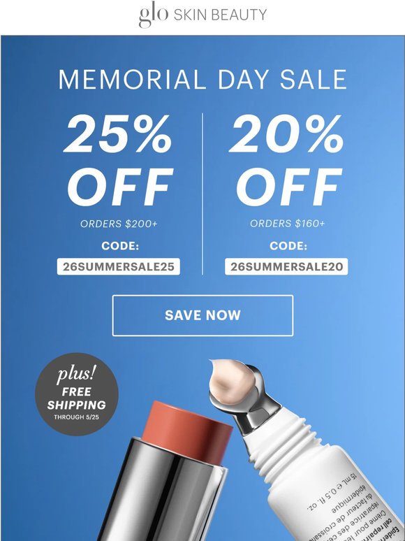 25% off starts NOW