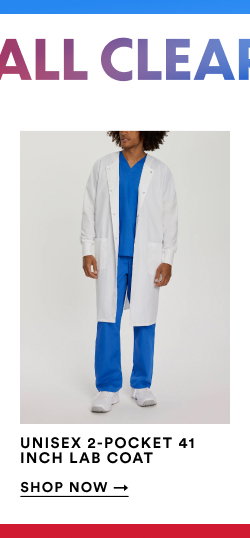 Unisex 2-Pocket 41 Inch Lab Coat | Shop Now