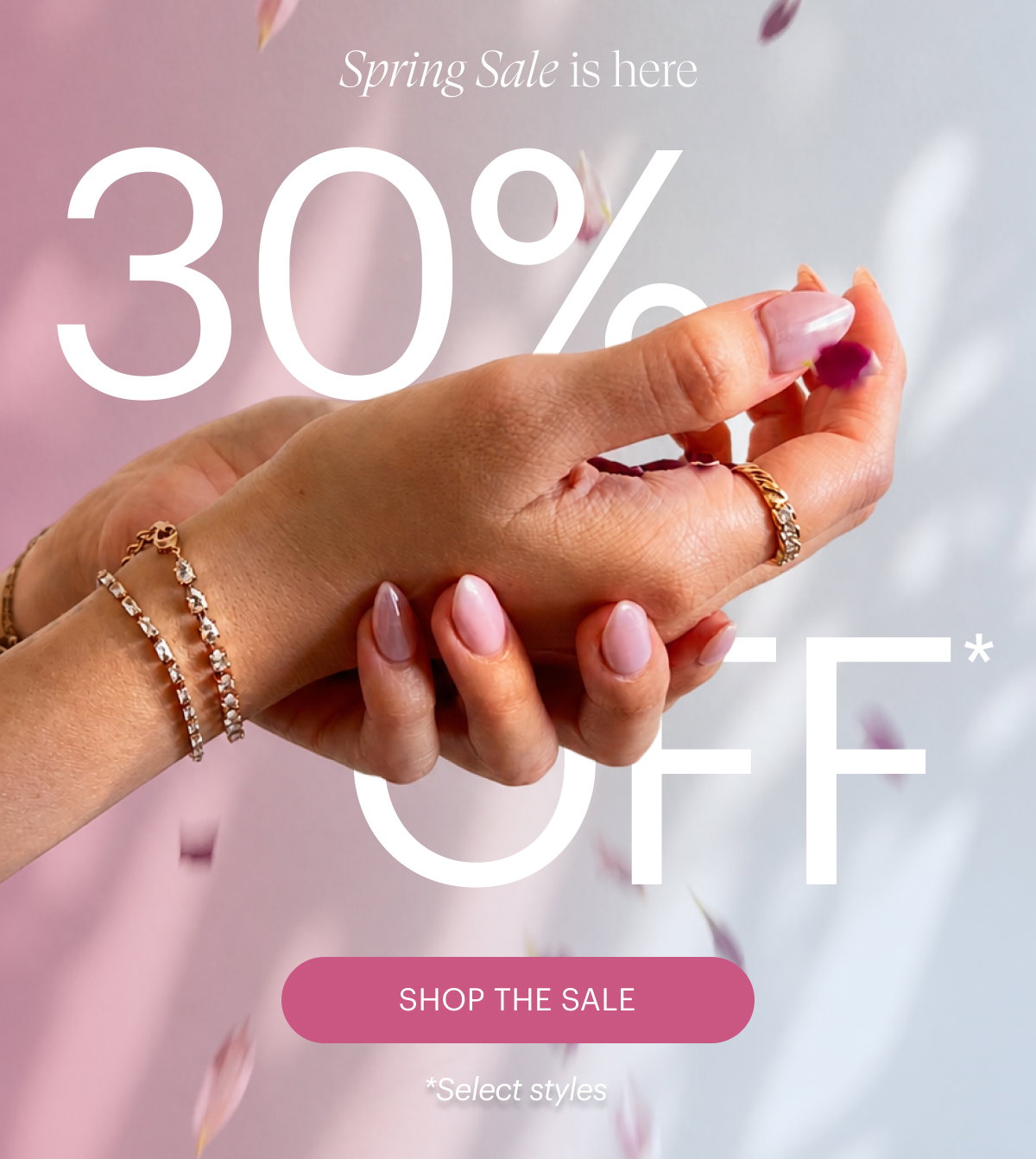 Spring sale is here