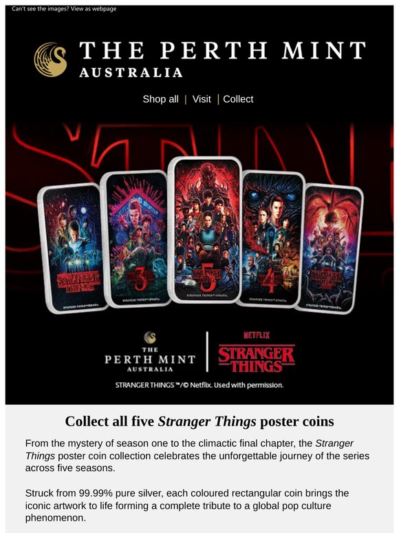 Five seasons. Five coins. One legendary collection.