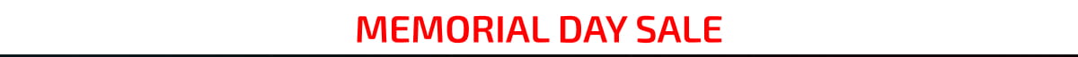 Memorial Day Sale
