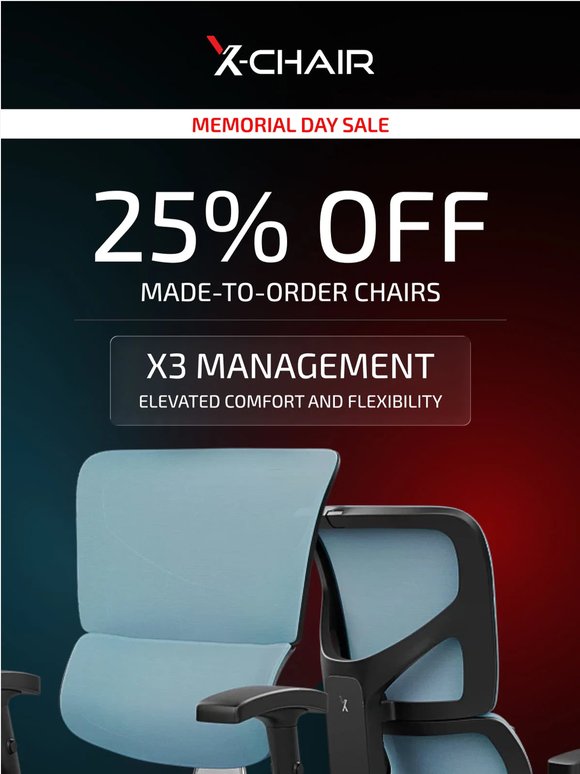 The X3: Now 25% Off