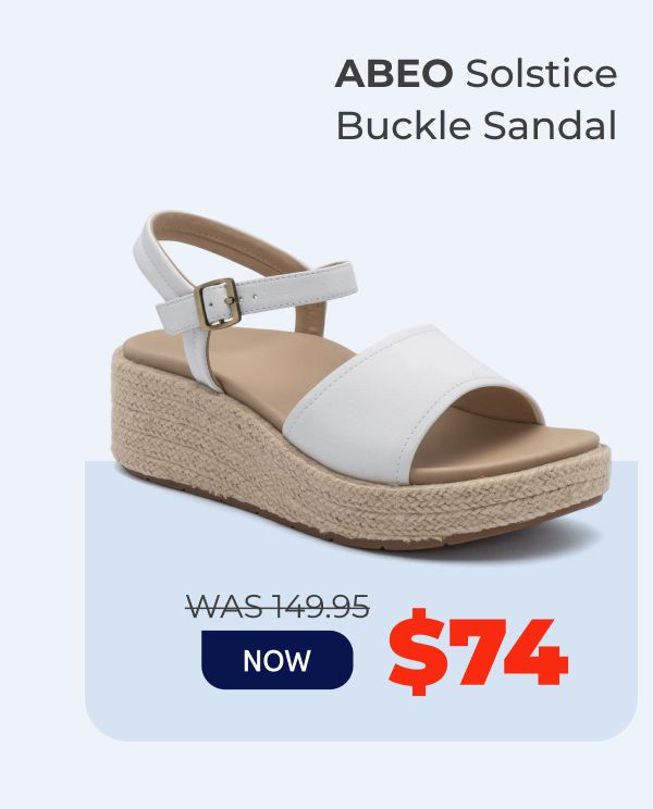 ABEO Solstice Buckle Sandal