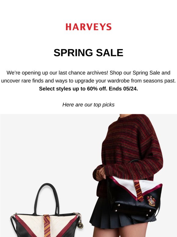 Save up to 60% off with our Spring Sale