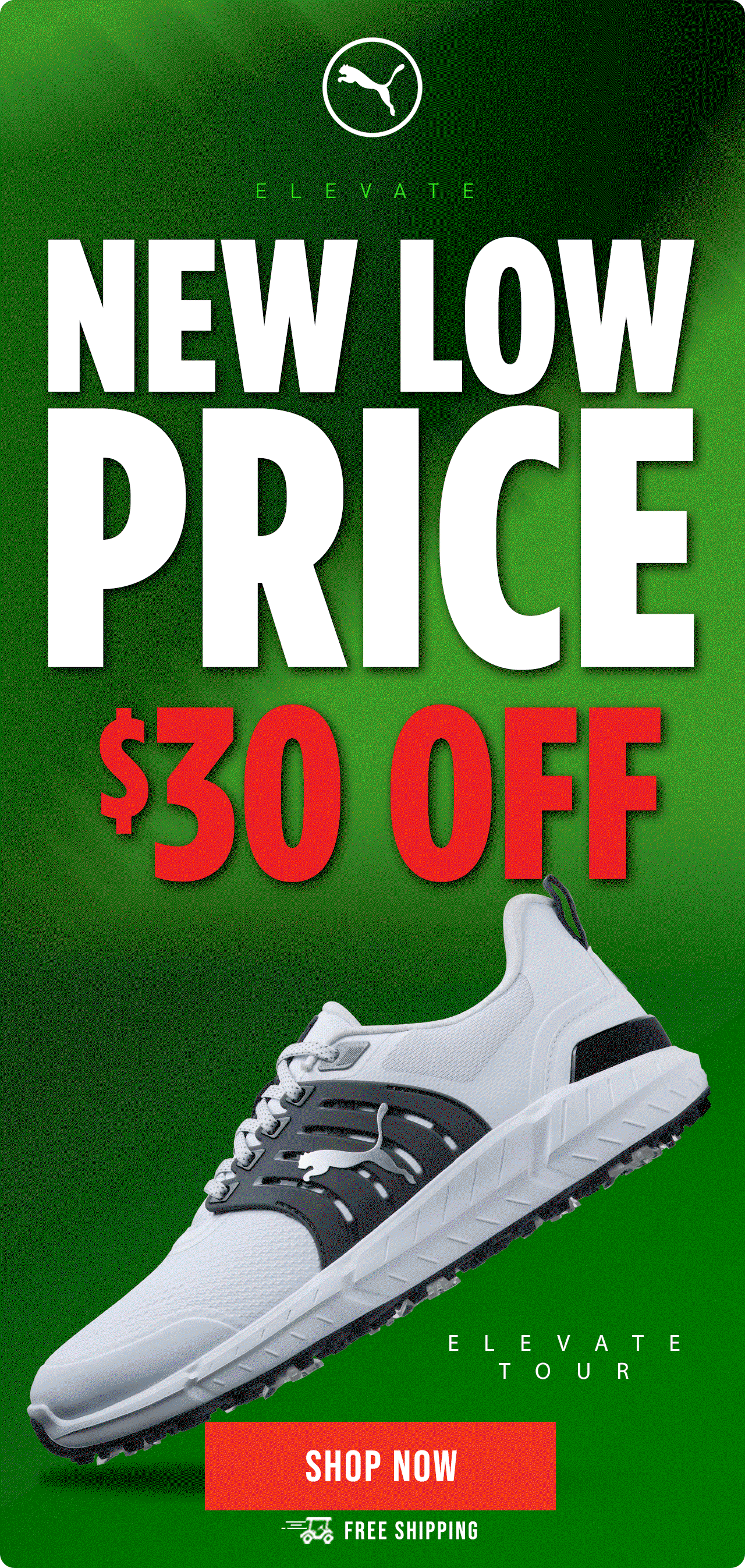 Puma Elevate Golf Shoes | NEW LOW PRICE