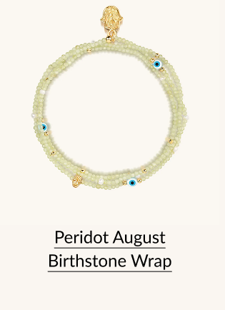 Peridot August Birthstone Wrap
