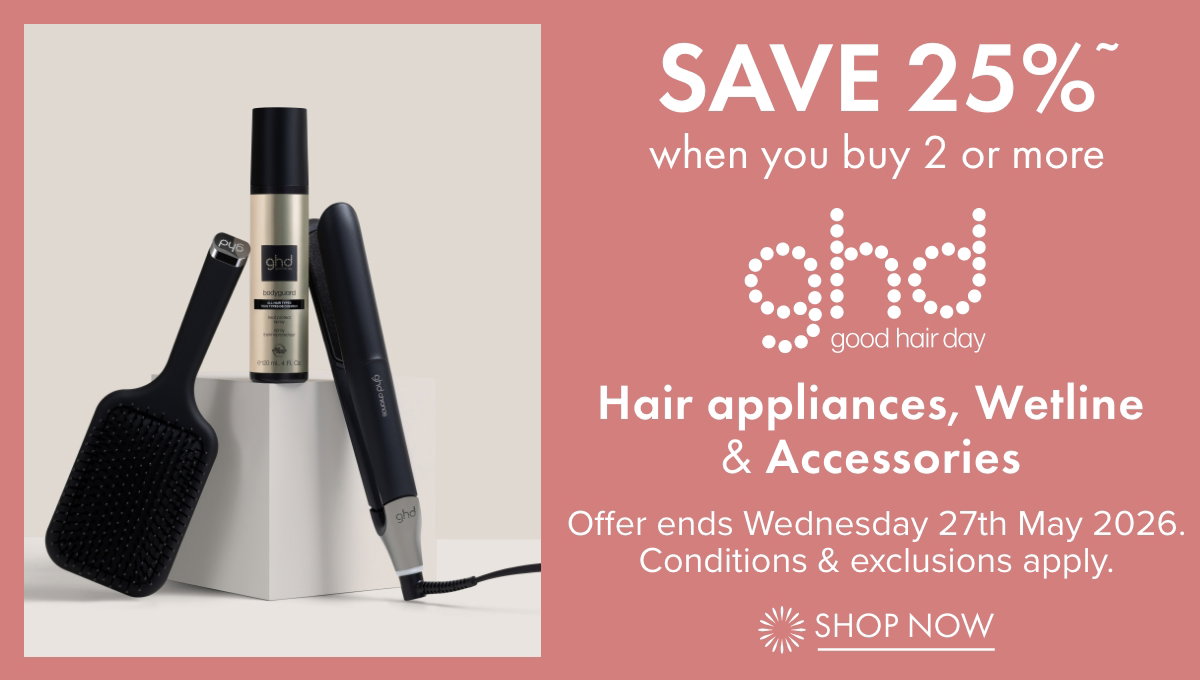 Buy 2 Save 25% on GHD Tools & Styling Range