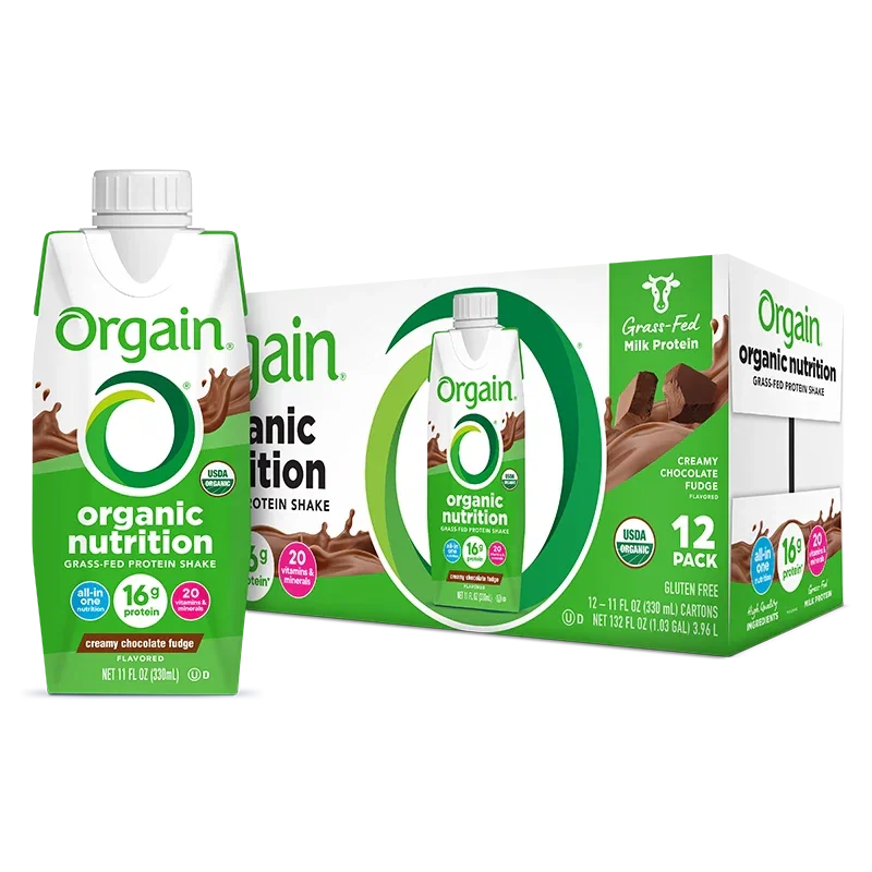 Image of Organic Nutrition Shake - Creamy Chocolate Fudge