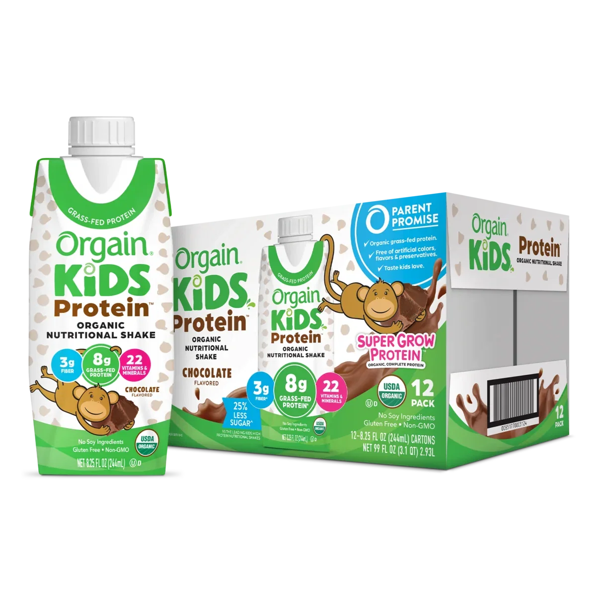 Image of Kids Protein Organic Nutrition Shake - Chocolate