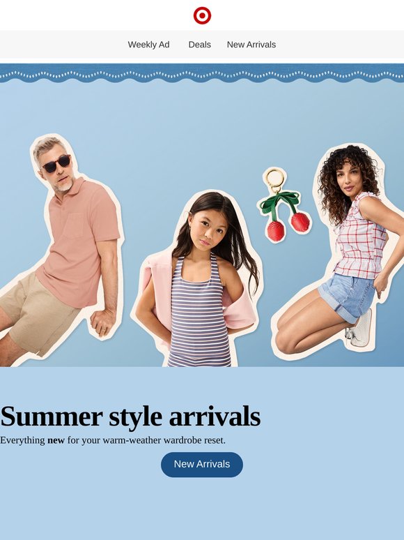 Style arrivals for your warm-weather reset.