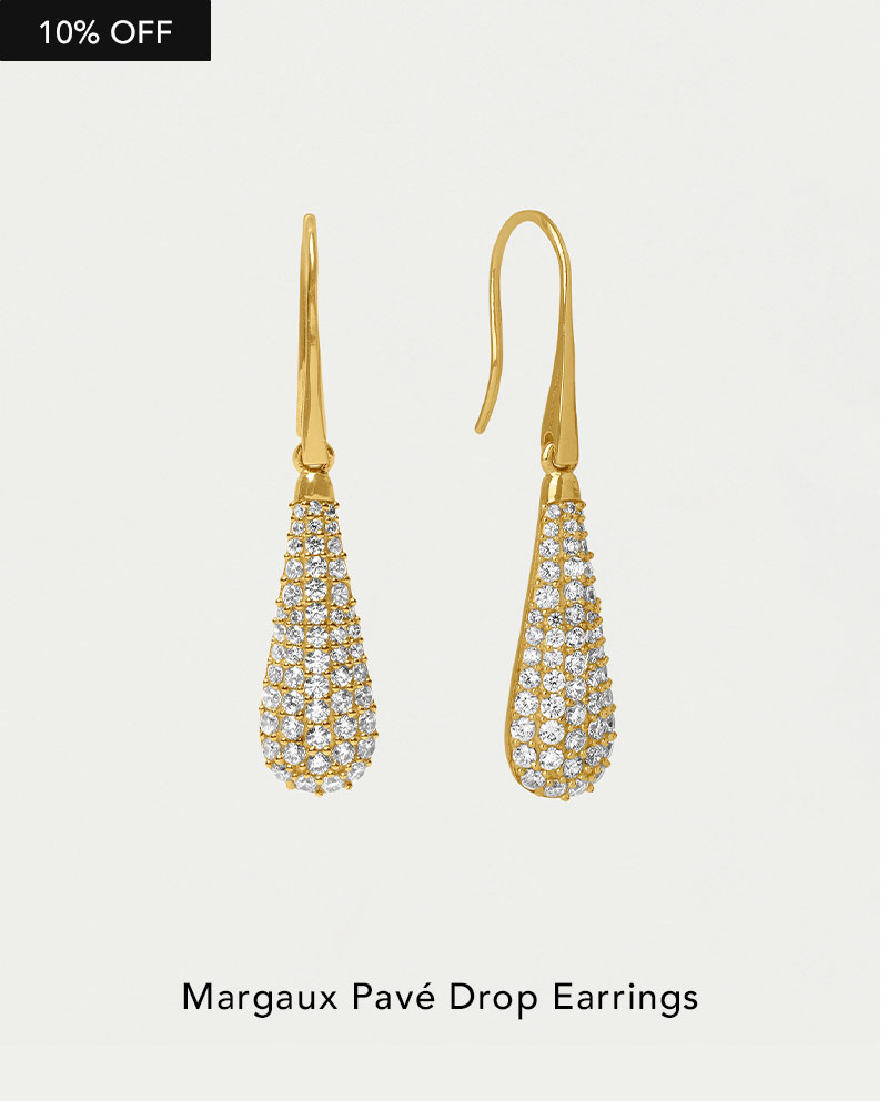 Margaux Pavé Drop Earrings