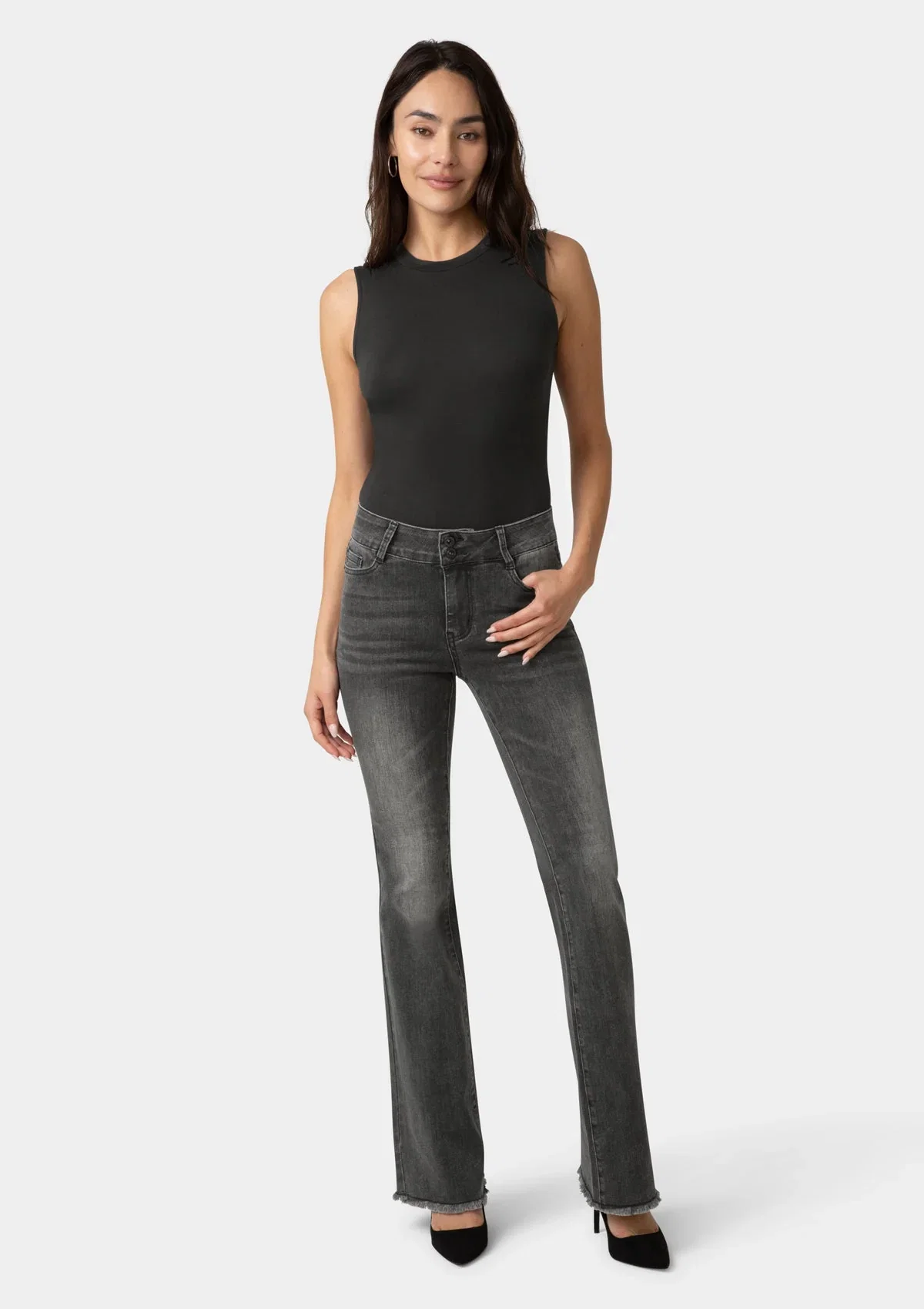 Image of Tall Kellie Mid Rise Bootcut Jeans