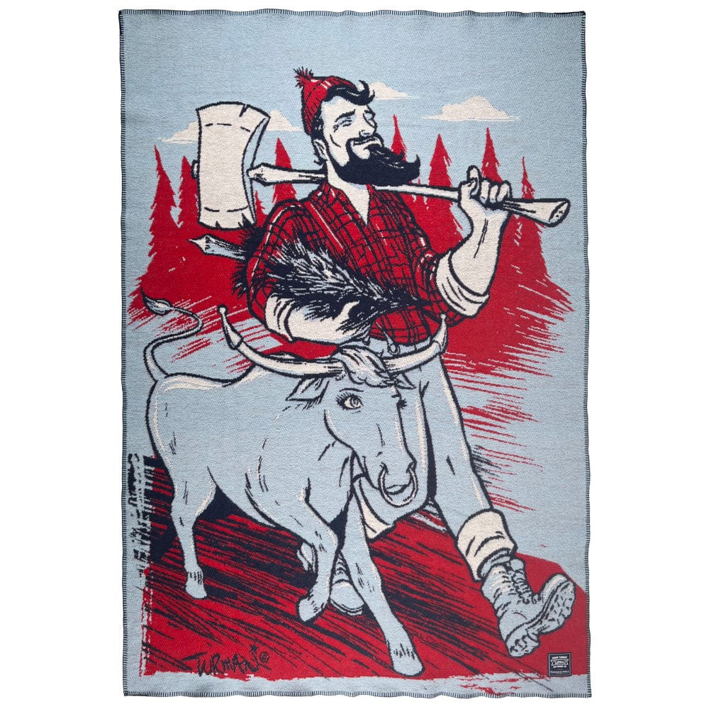 Image of Adam Turman Paul Bunyan & Babe the Blue Ox Throw