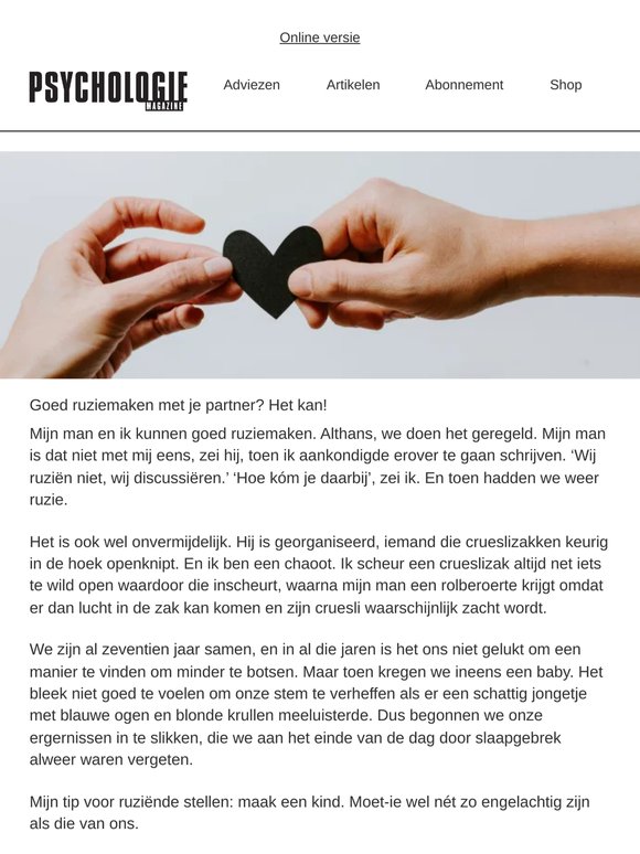 Een succesvolle relatie? Dit is het geheim volgens psycholoog John Gottman | Onderzoek welke overtuigingen je meekreeg van je familie