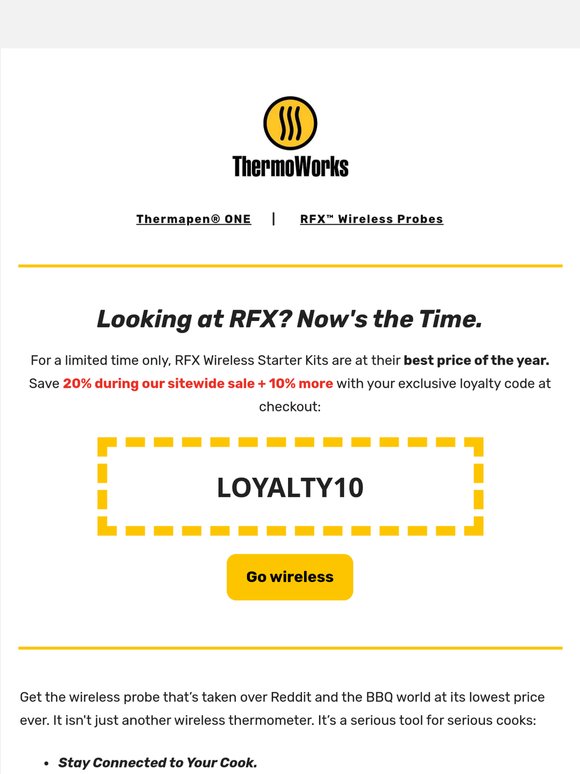 🌡️RFX Wireless: Best Price of the Year💲