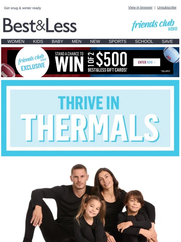 Be 🔥 not ❄️Thermals Available Now!