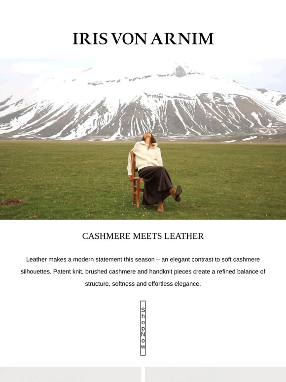 Cashmere Meets Leather