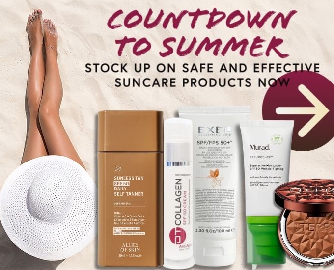 Countdown To Summer ☀️ Stock up on safe and effective suncare products Now 💕 