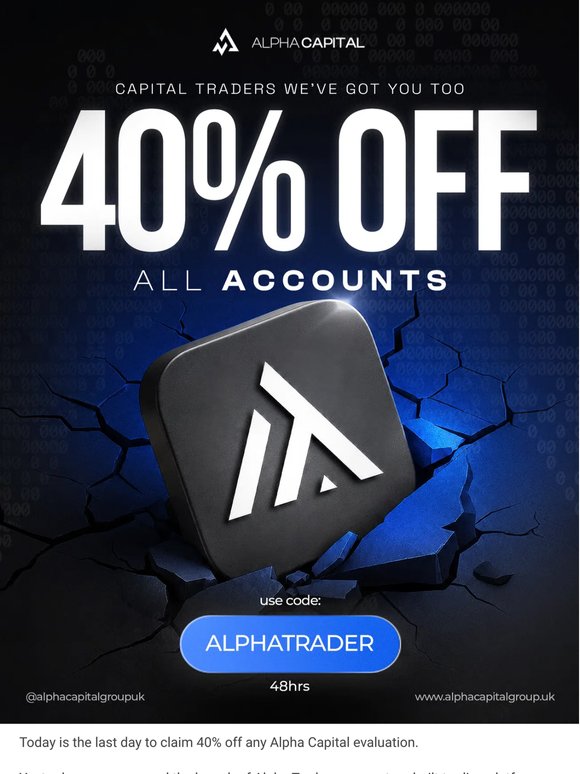 Your 40% OFF expires today