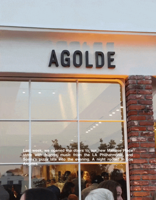 AGOLDE Opening Night