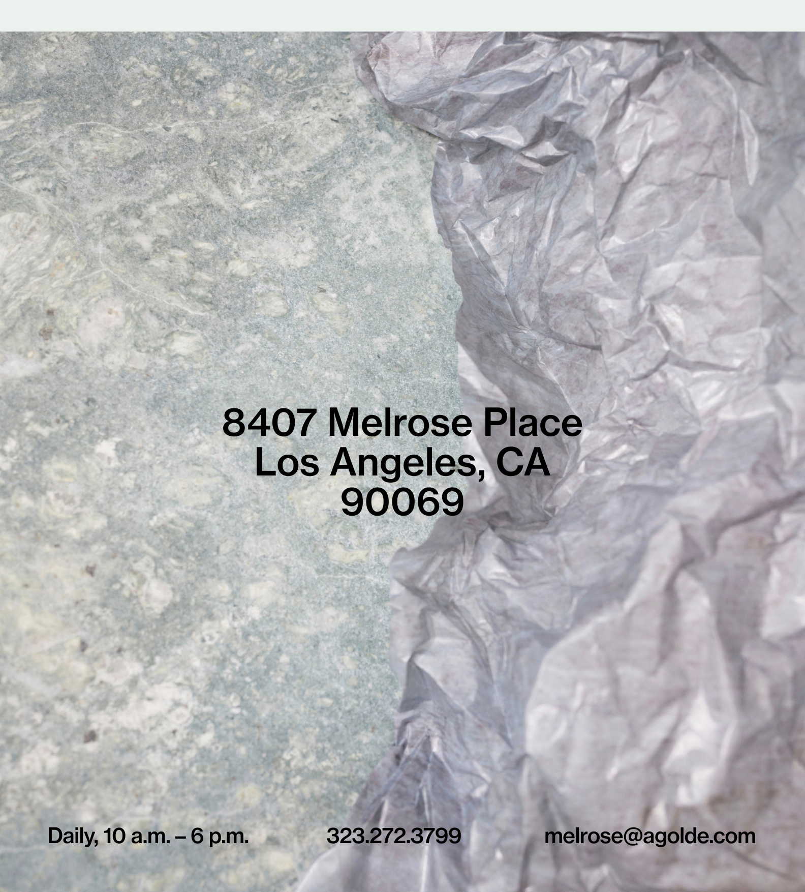 AGOLDE Melrose Place