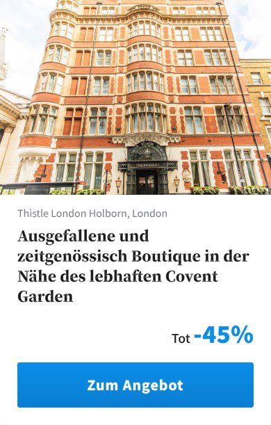 Ausgefallene und zeitgenössisch Boutique in der Nähe des lebhaften Covent Garden