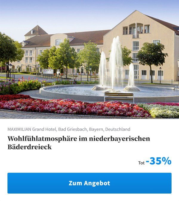 Wohlfühlatmosphäre im niederbayerischen Bäderdreieck